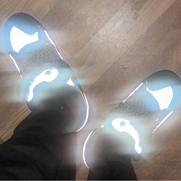 Men's Black and White Sneakers